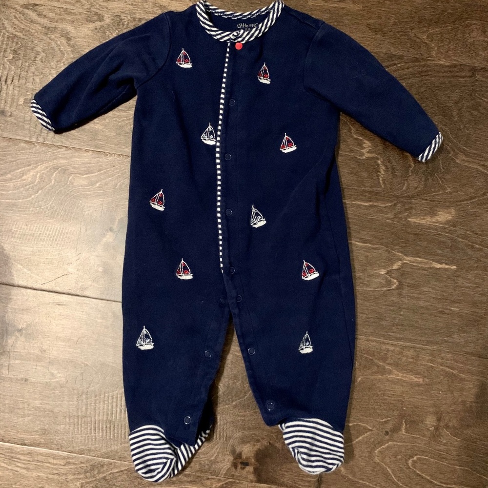 Little me sailboat onesie